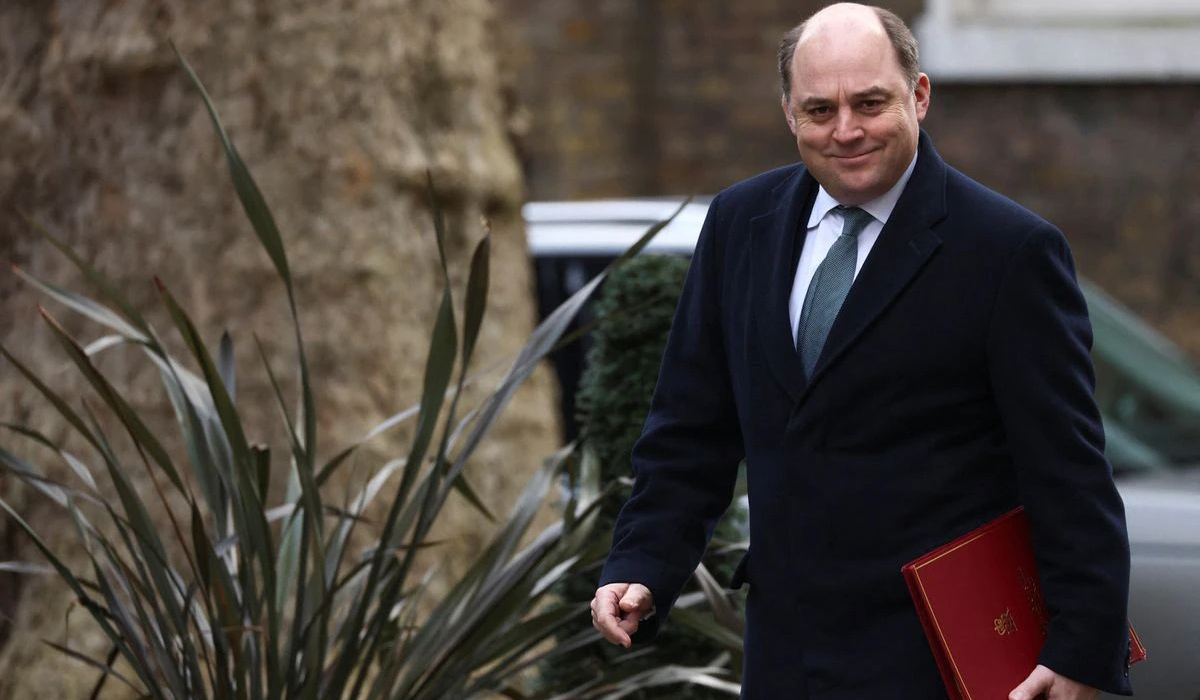 British Secretary of State for Defence Ben Wallace